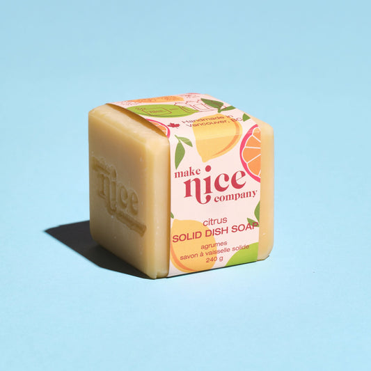 Make Nice Solid Dish Soap Citrus 240g