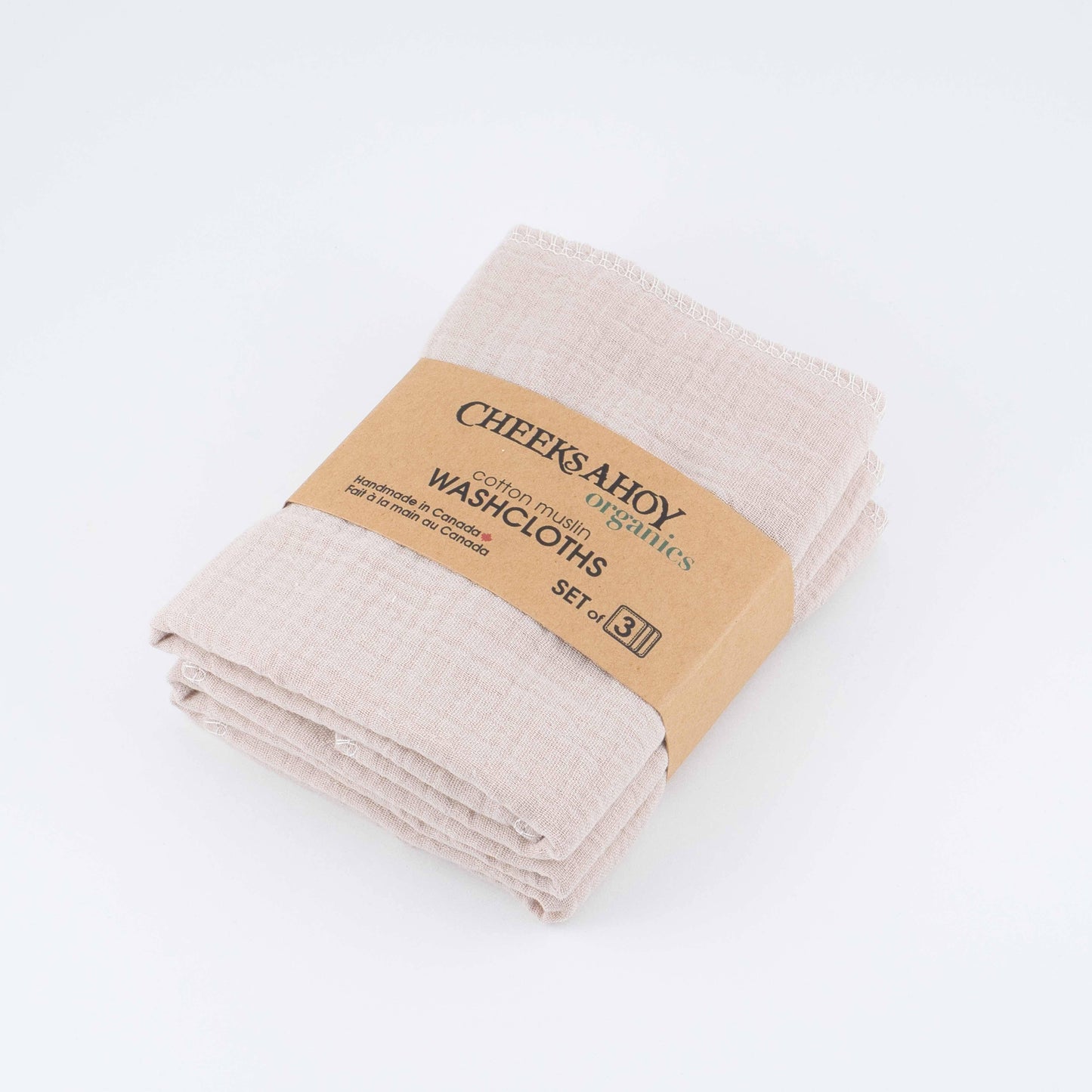 Organic Muslin Washcloths