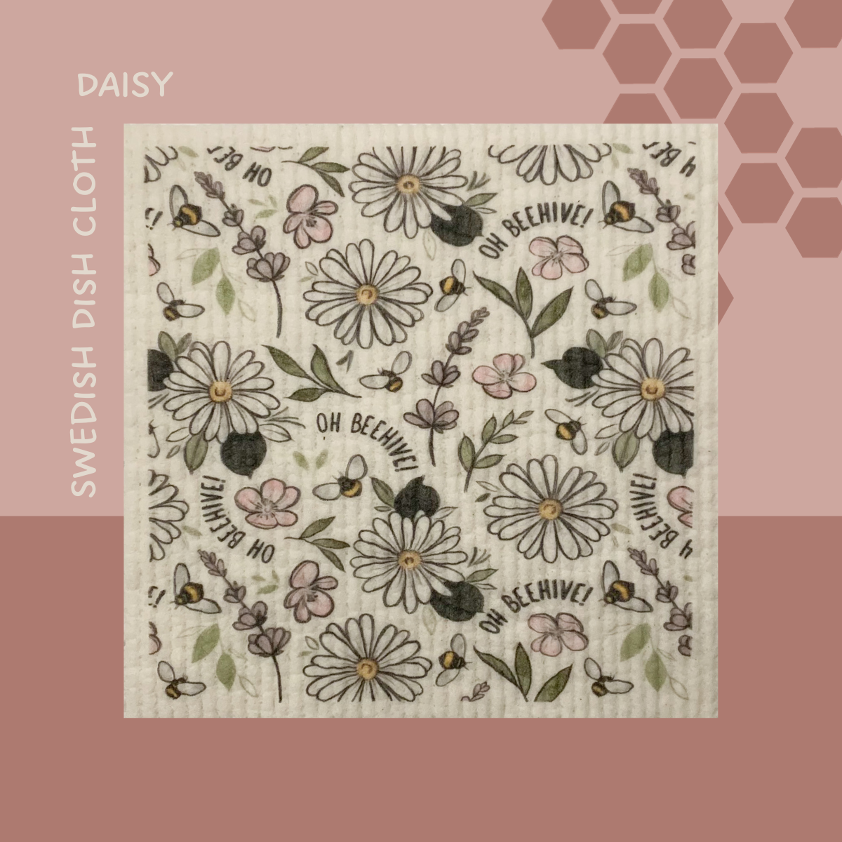 Daisy Swedish Dishcloth