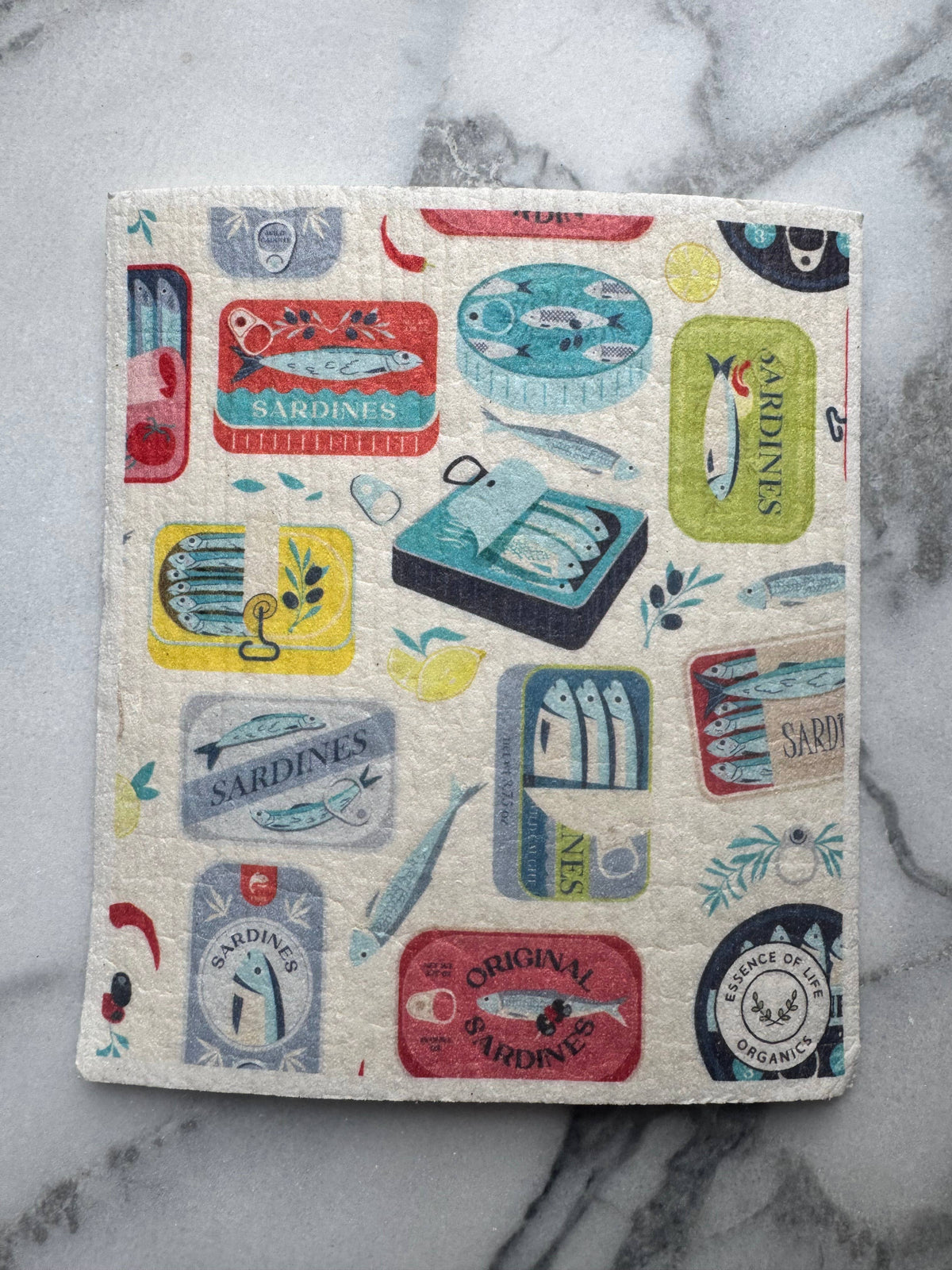 Swedish Dish Cloth Sardines
