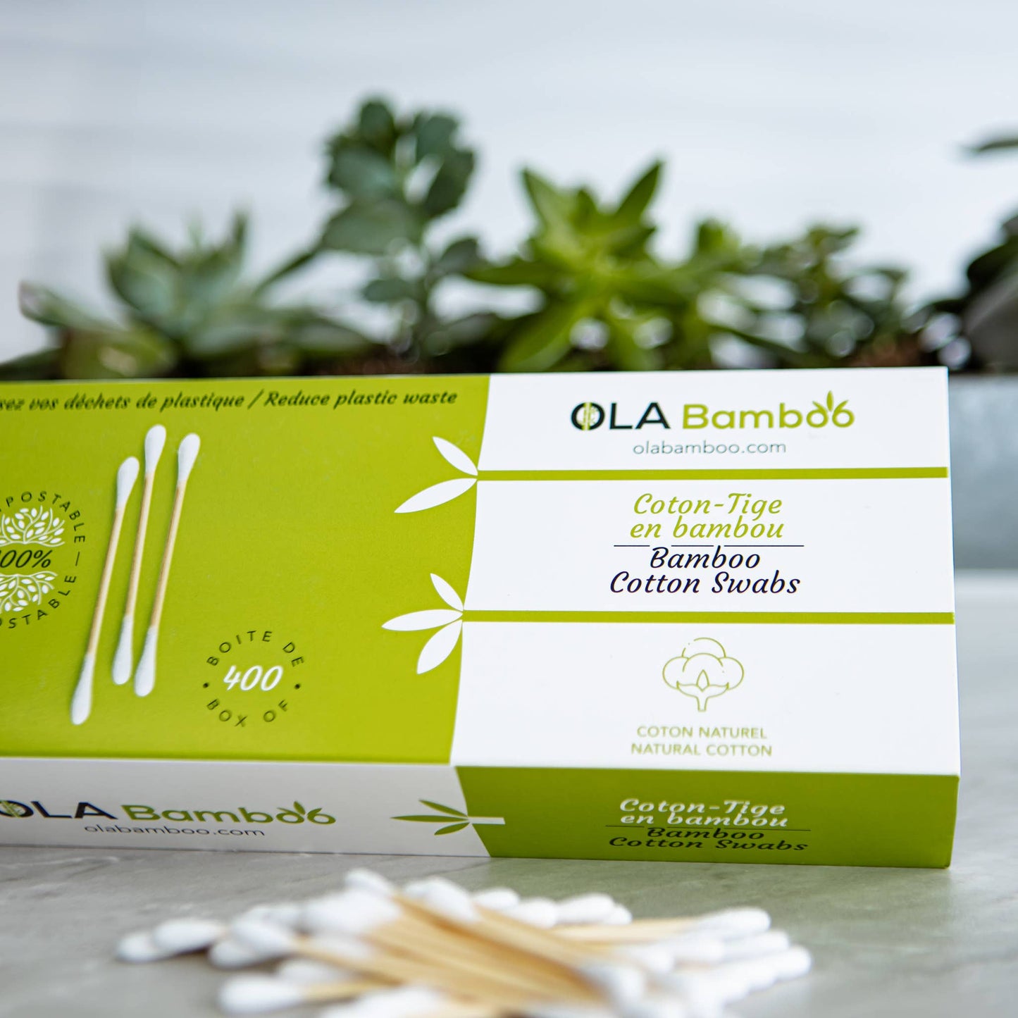 Bamboo Cotton Swabs