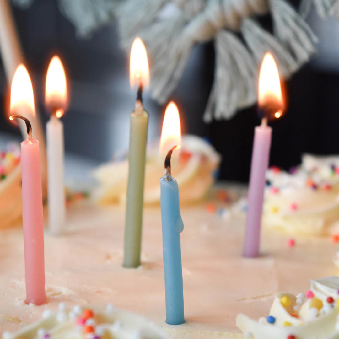 Beeswax Birthday Candles