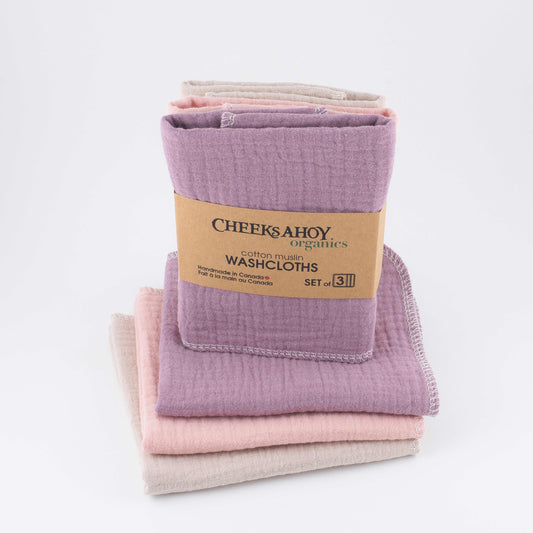 Organic Muslin Washcloths