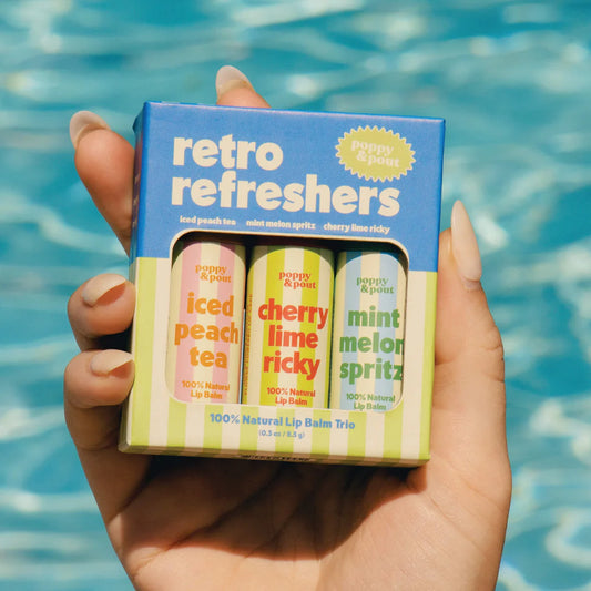 Poppy & Pout | Retro Refreshers 3 Pack