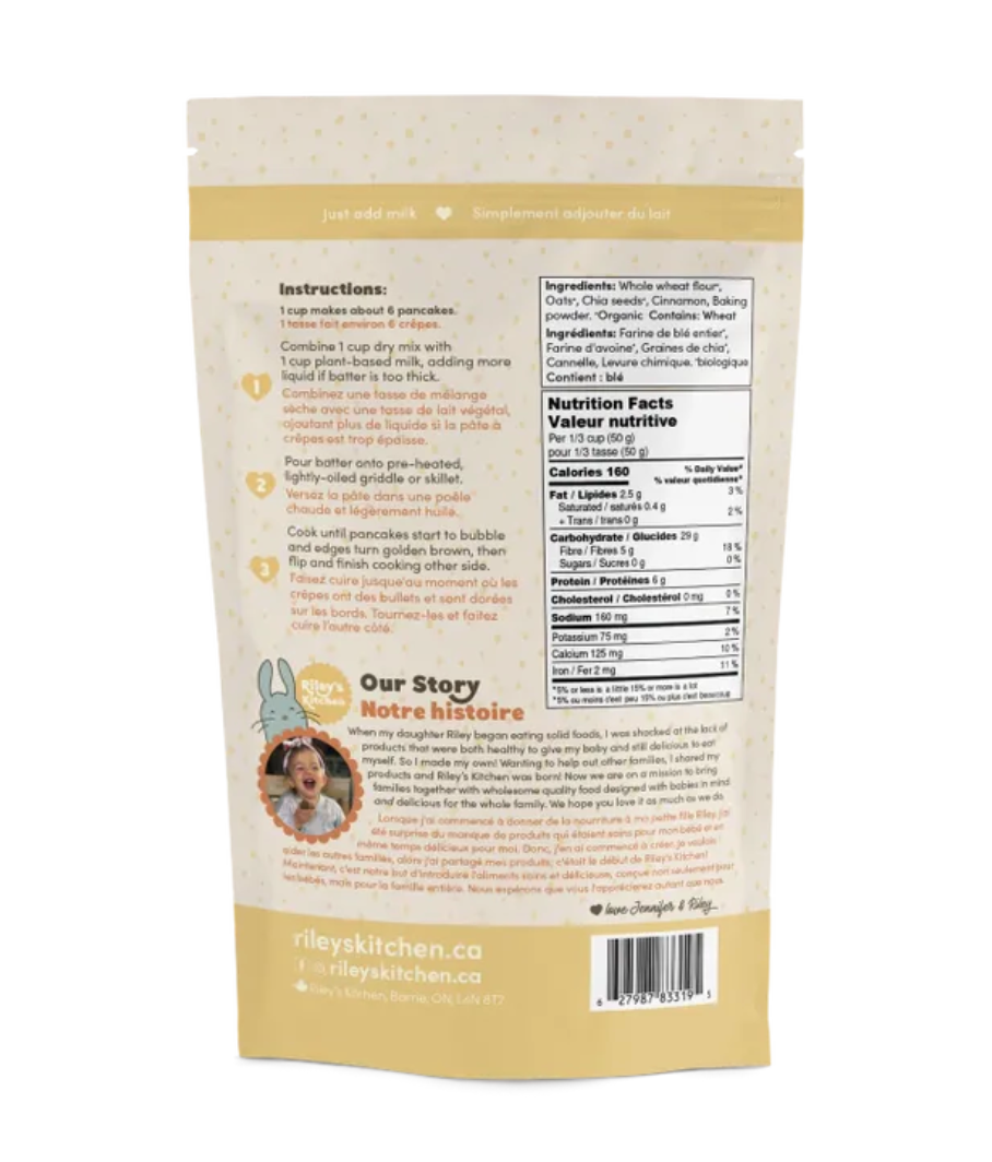 Chia Oat Pancake Mix
