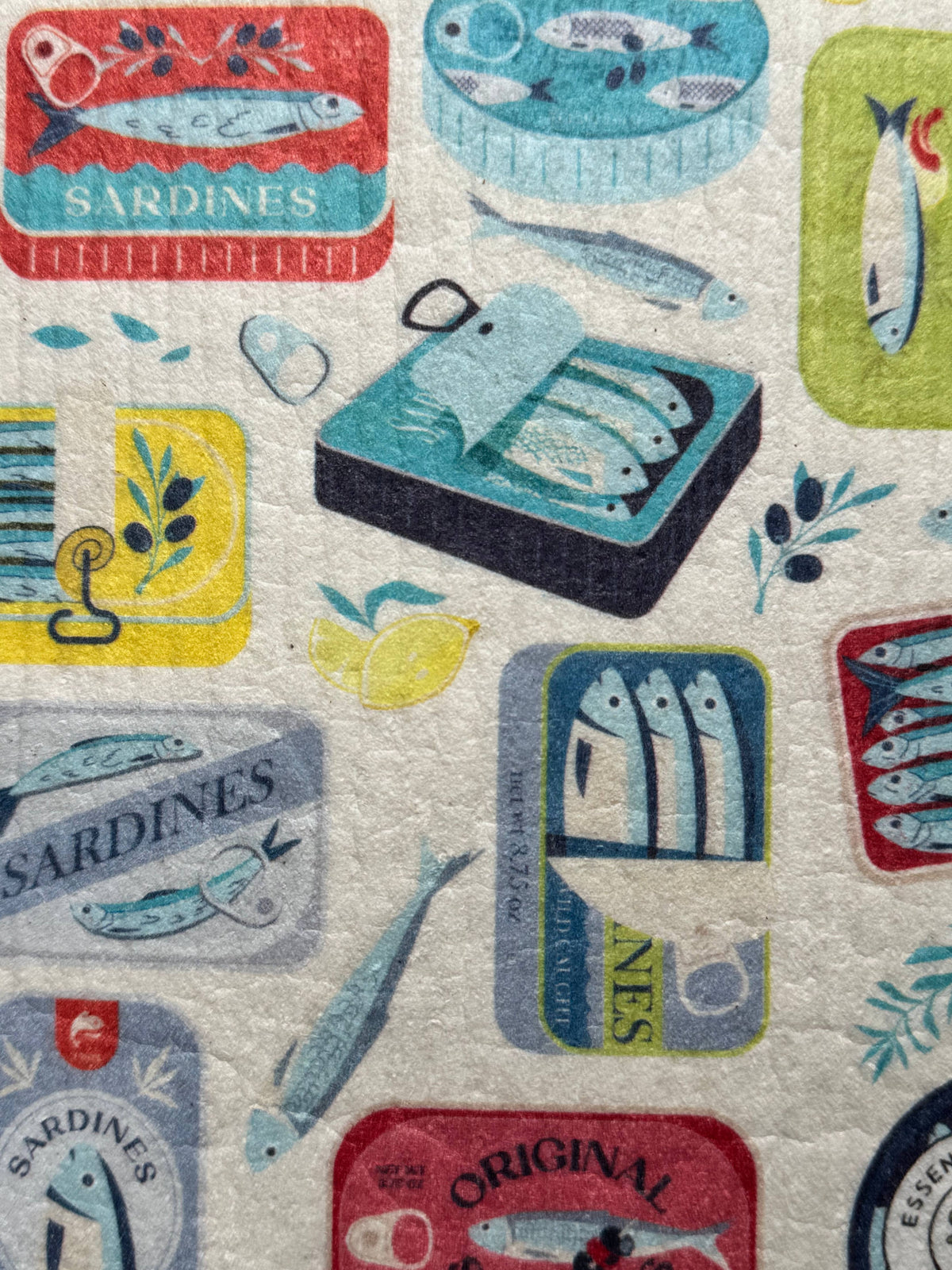 Swedish Dish Cloth Sardines