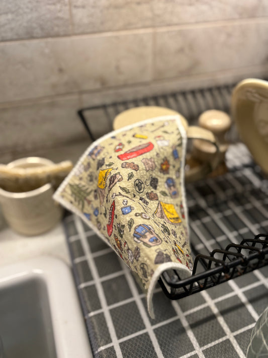 Great Outdoors Reusable Dish Cloth