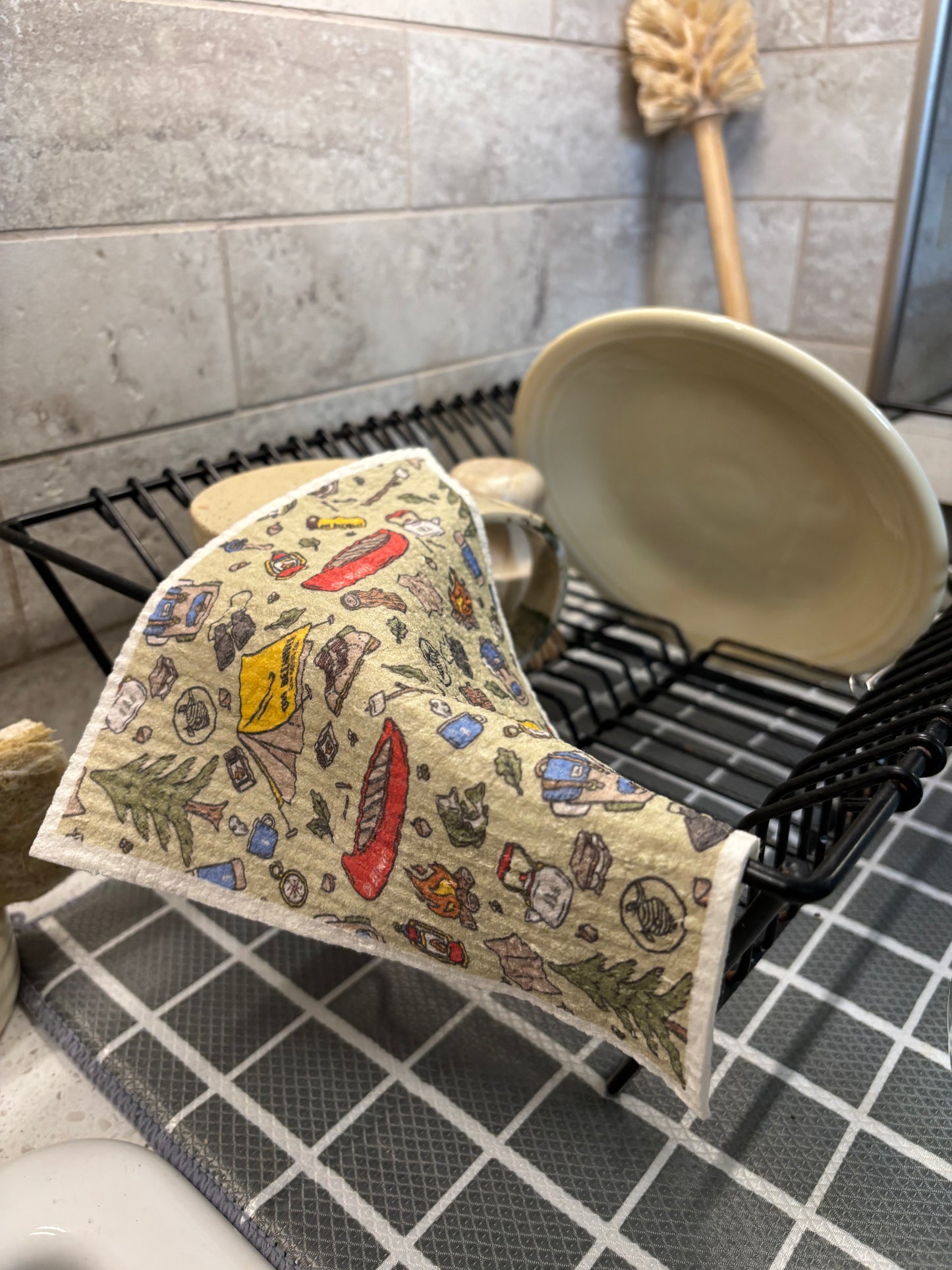 Great Outdoors Reusable Dish Cloth