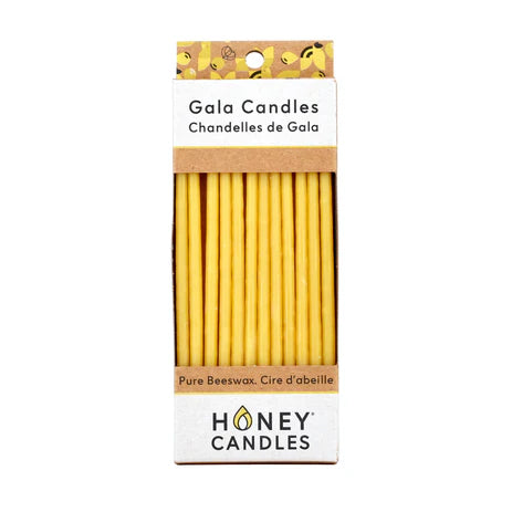 Beeswax Gala Candles 12pk