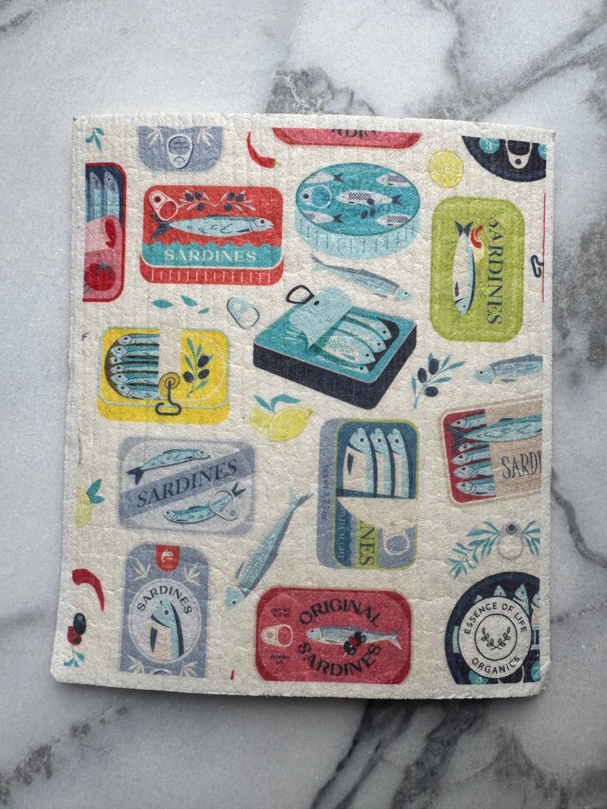 Swedish Dish Cloth Sardines