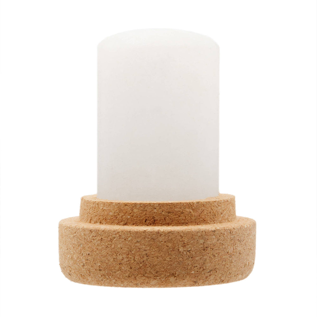 Crystal Deodorant Stick, in zero waste cork packaging